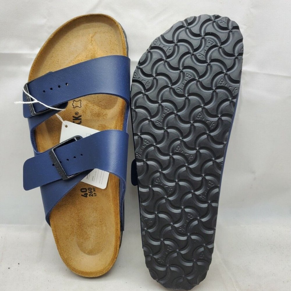 Birkenstock Arizona Sandal Birko-Flor Regular Blue  - Model 51751 Various Sizes - Picture 6 of 7